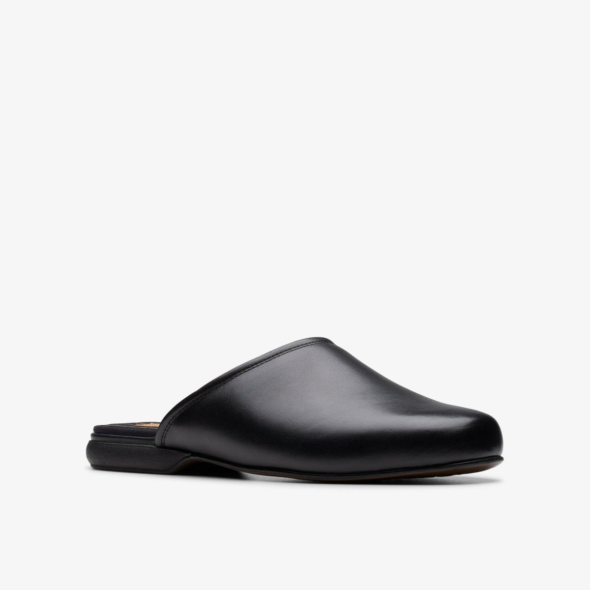 Clarks Harston Mule Black Leather