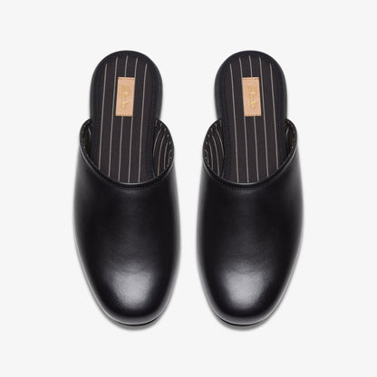 Clarks Harston Mule Black Leather