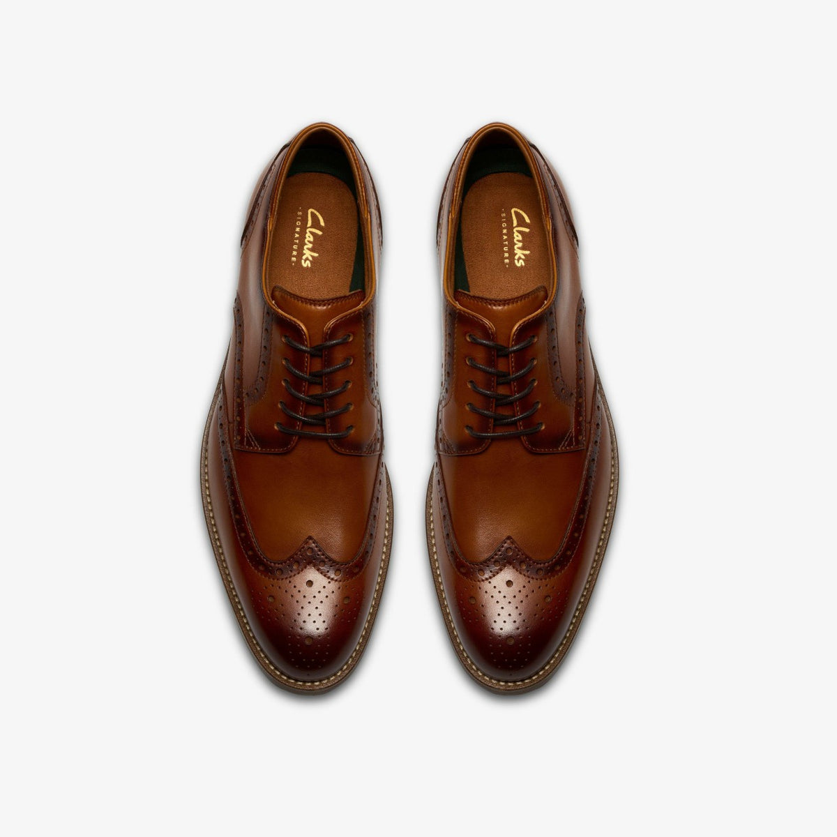 Clarks Craft Remi Tip Tan Leather