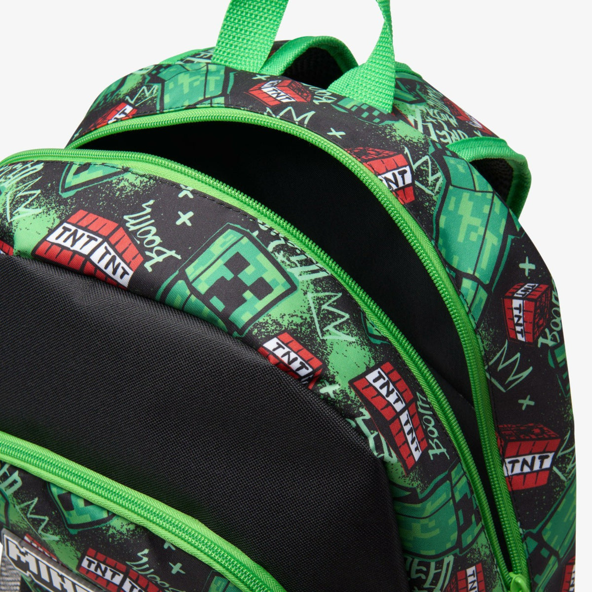 Clarks Minecraft Large Backpack Black/Green