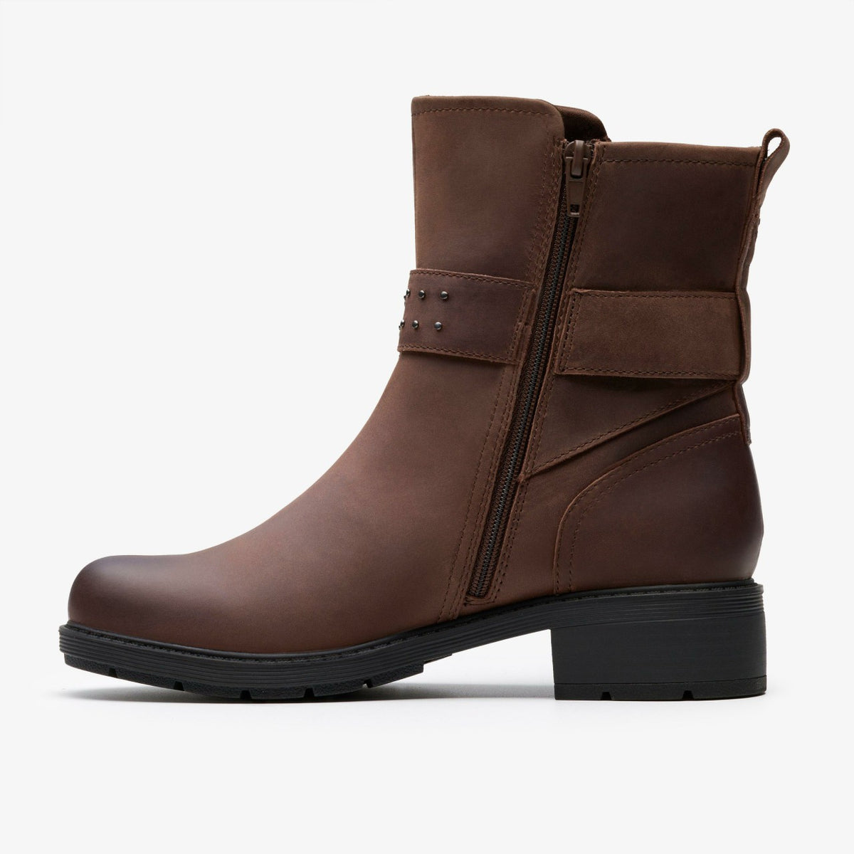 Clarks Hearth Buckle Dark Brown