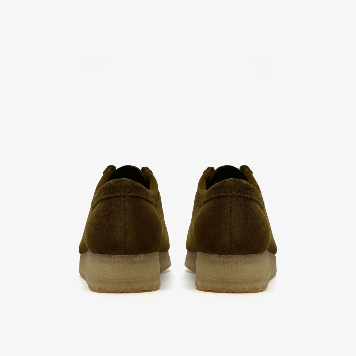 Clarks Wallabee Olive Suede