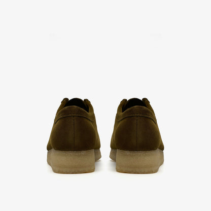 Clarks Wallabee Olive Suede
