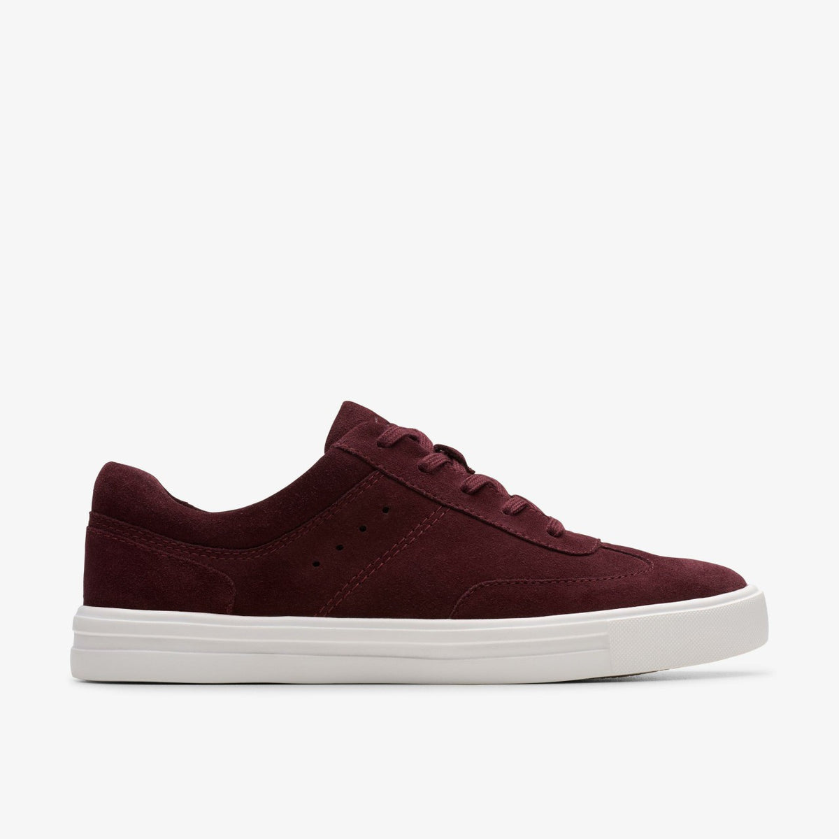 Clarks Makea Court Burgundy Suede