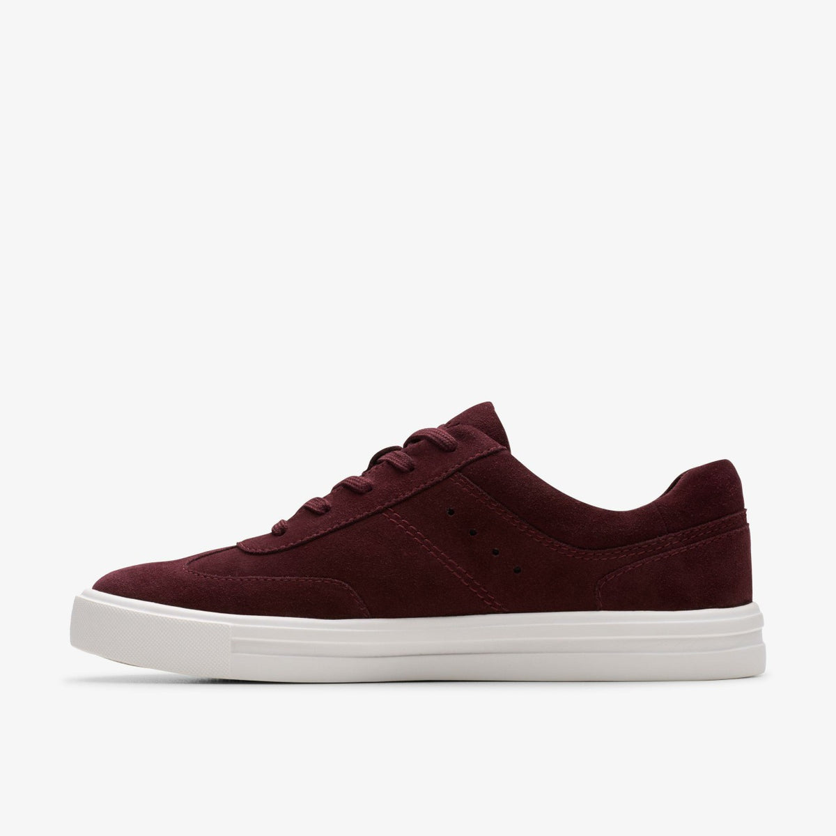 Clarks Makea Court Burgundy Suede