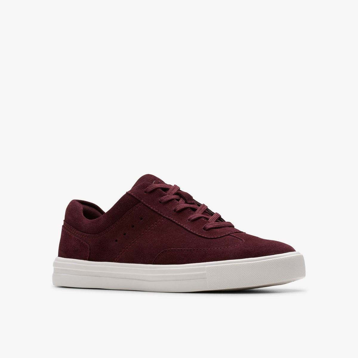 Clarks Makea Court Burgundy Suede