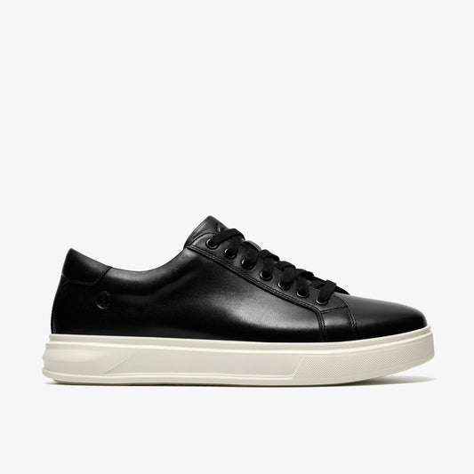 Clarks Goswell Tie Black Leather
