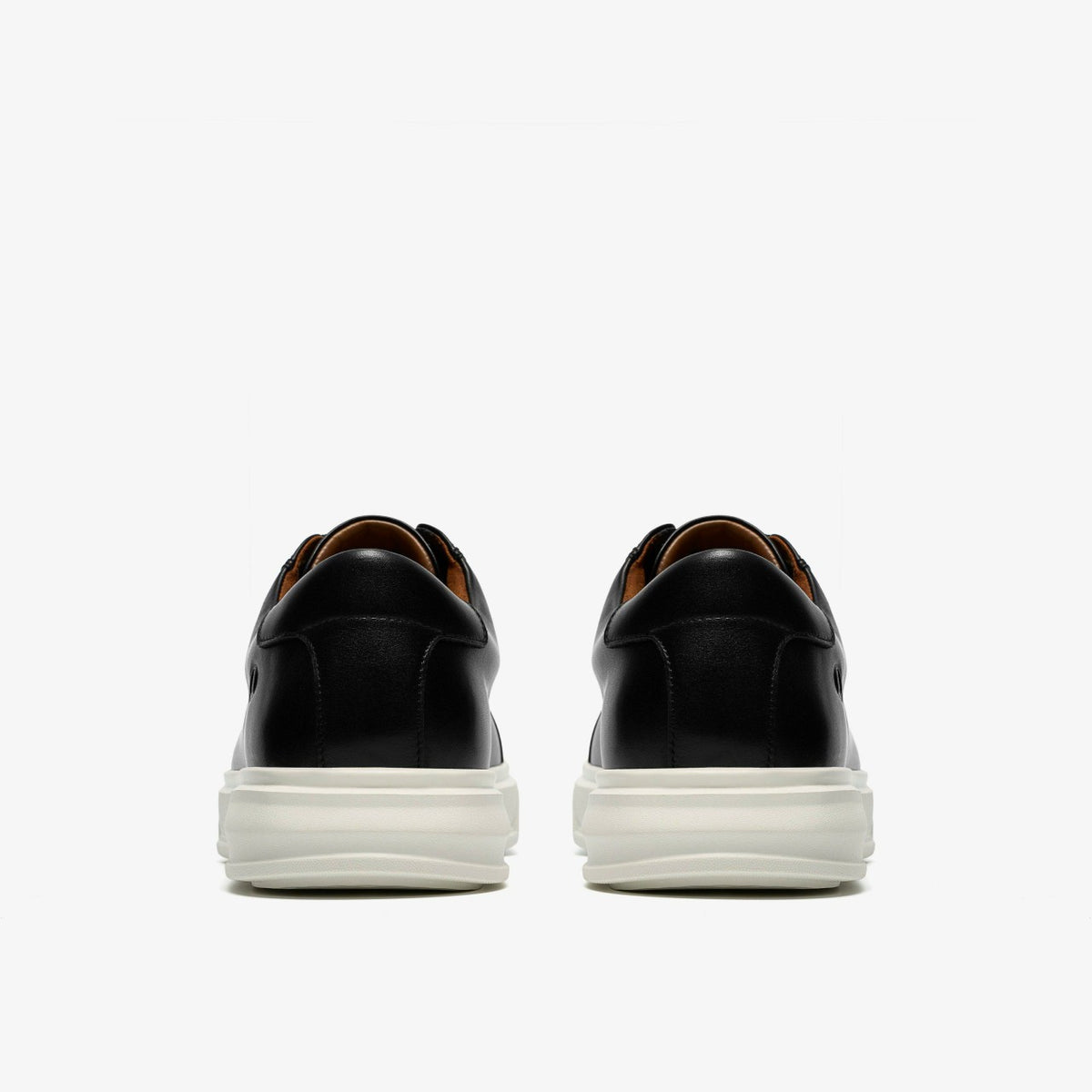 Clarks Goswell Tie Black Leather