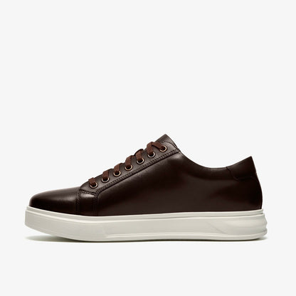 Clarks Goswell Tie Brown Leather