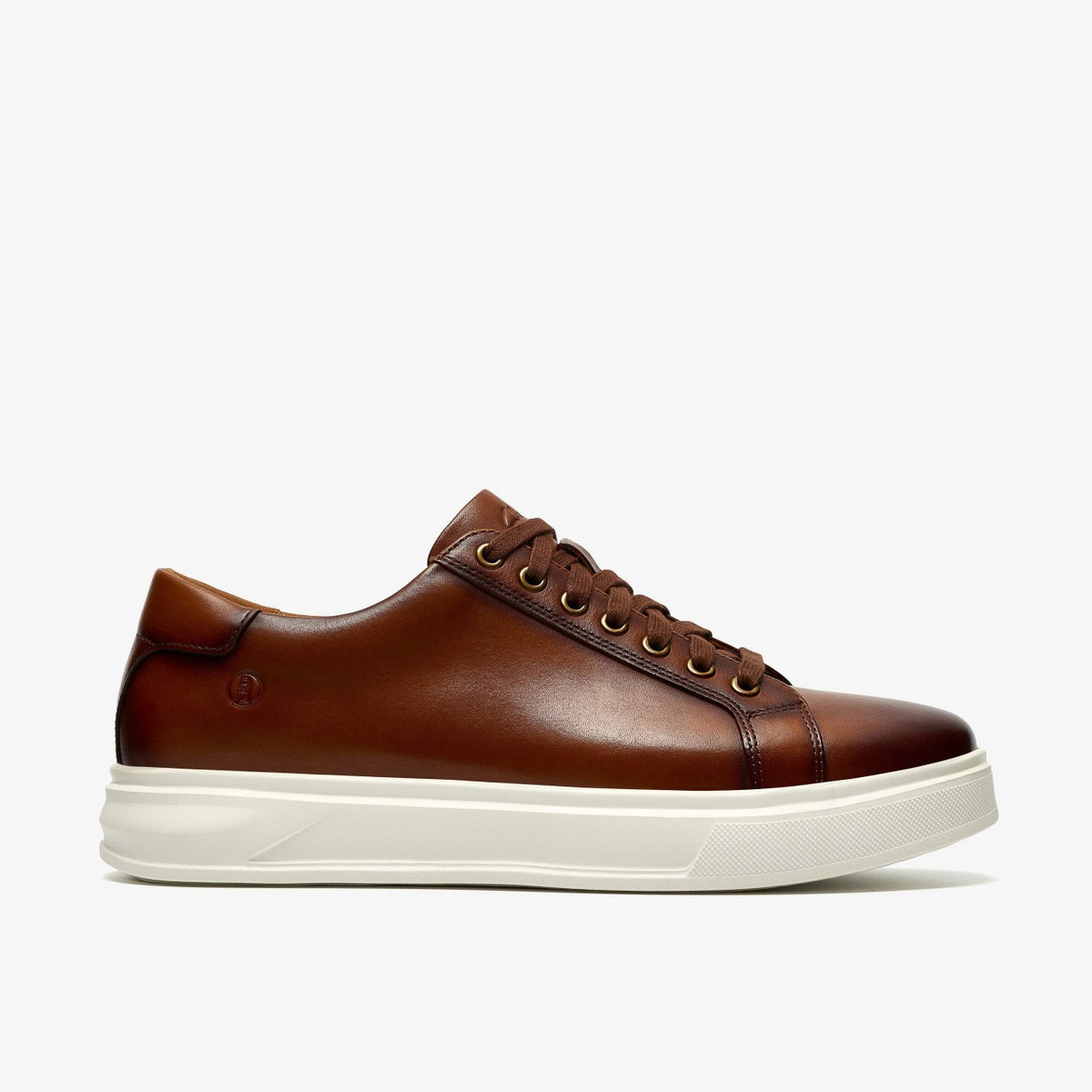 Clarks Goswell Tie Tan Leather