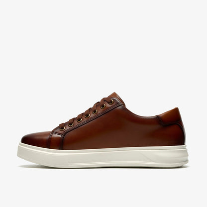 Clarks Goswell Tie Tan Leather