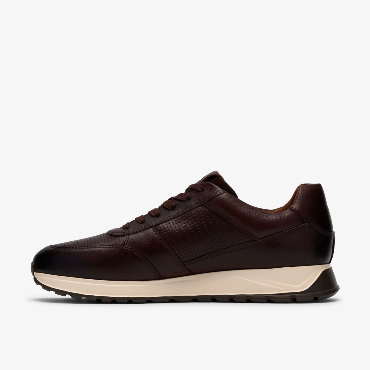 Clarks Radwell Tie Brown Leather