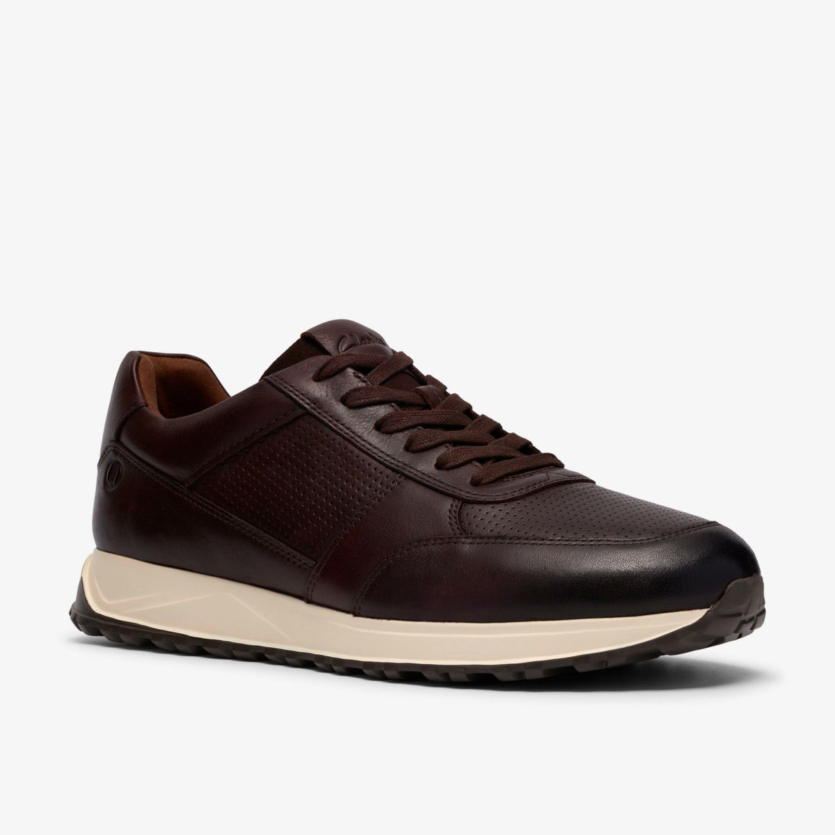 Clarks Radwell Tie Brown Leather