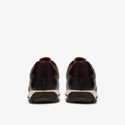 Clarks Radwell Tie Brown Leather