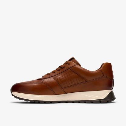 Clarks Radwell Tie Tan Leather