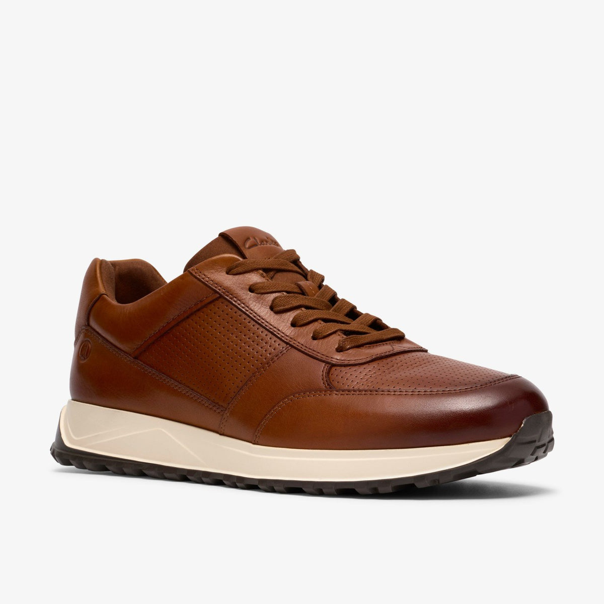 Clarks Radwell Tie Tan Leather