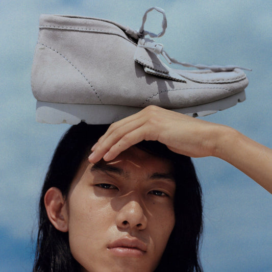 Clarks Wallabee Boot PAF Grey/Blue