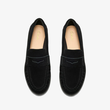 Clarks Alixea Walk Black Suede