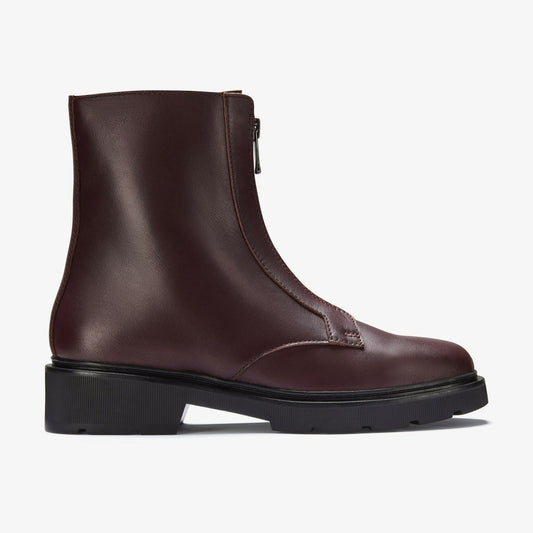 Clarks Lauryl Zip Merlot Leather