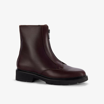 Clarks Lauryl Zip Merlot Leather