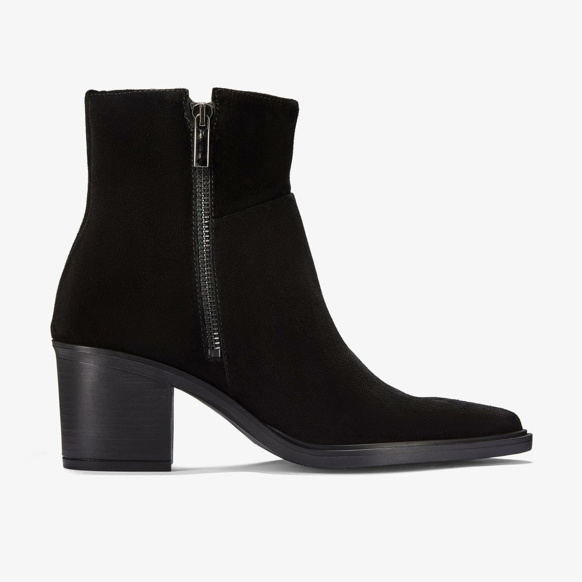 Clarks Jesse Zip Black Suede