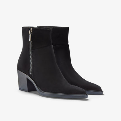 Clarks Jesse Zip Black Suede