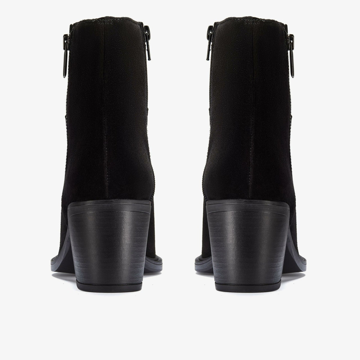 Clarks Jesse Zip Black Suede