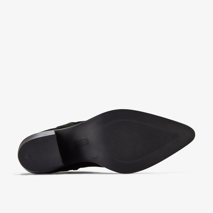 Clarks Jesse Buckle Black Suede