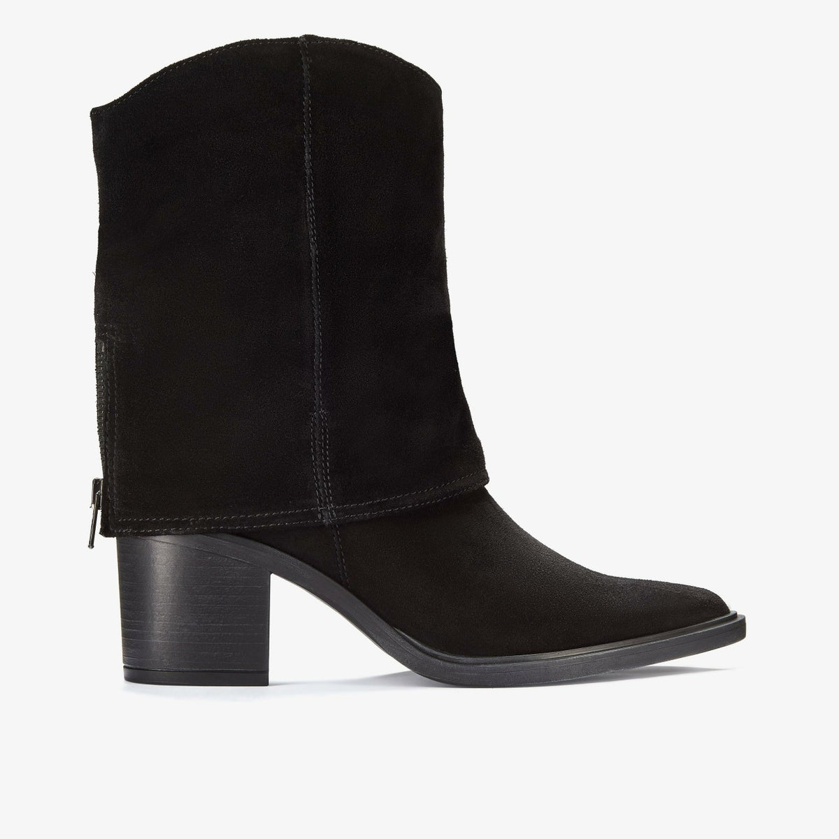 Clarks Jesse Mid Black Suede