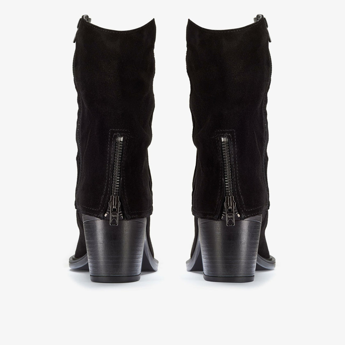 Clarks Jesse Mid Black Suede