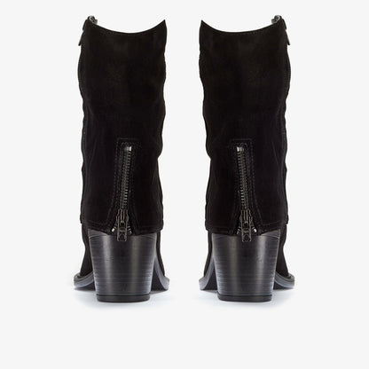 Clarks Jesse Mid Black Suede