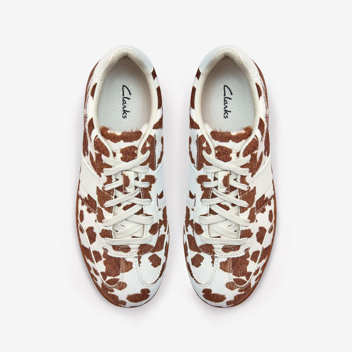 Clarks Seco Speed Cow Print
