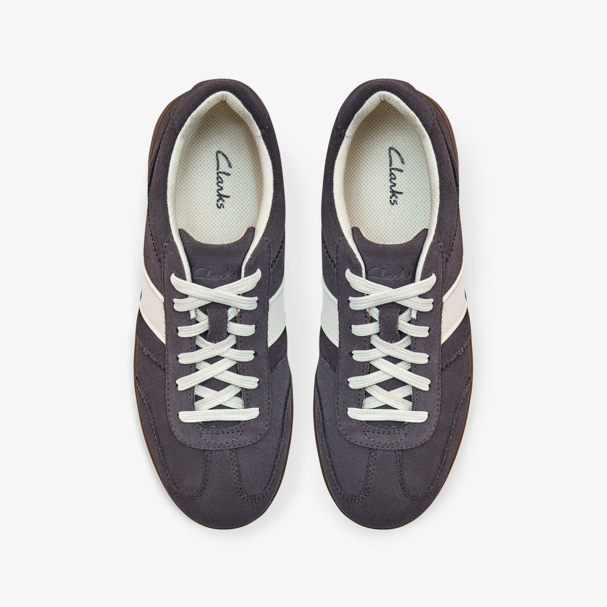 Clarks Seco Speed Dark Grey Suede