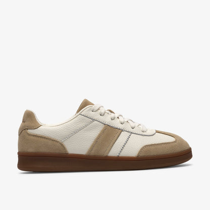 Clarks Seco Speed White Combination Leather