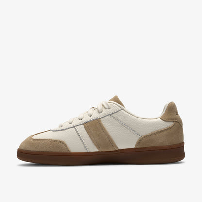 Clarks Seco Speed White Combination Leather