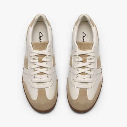 Clarks Seco Speed White Combination Leather