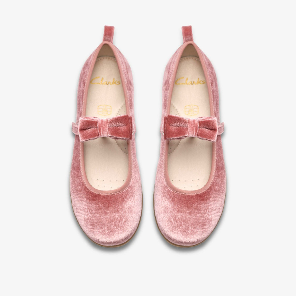 Clarks Charm Bow Kid Dusty Pink