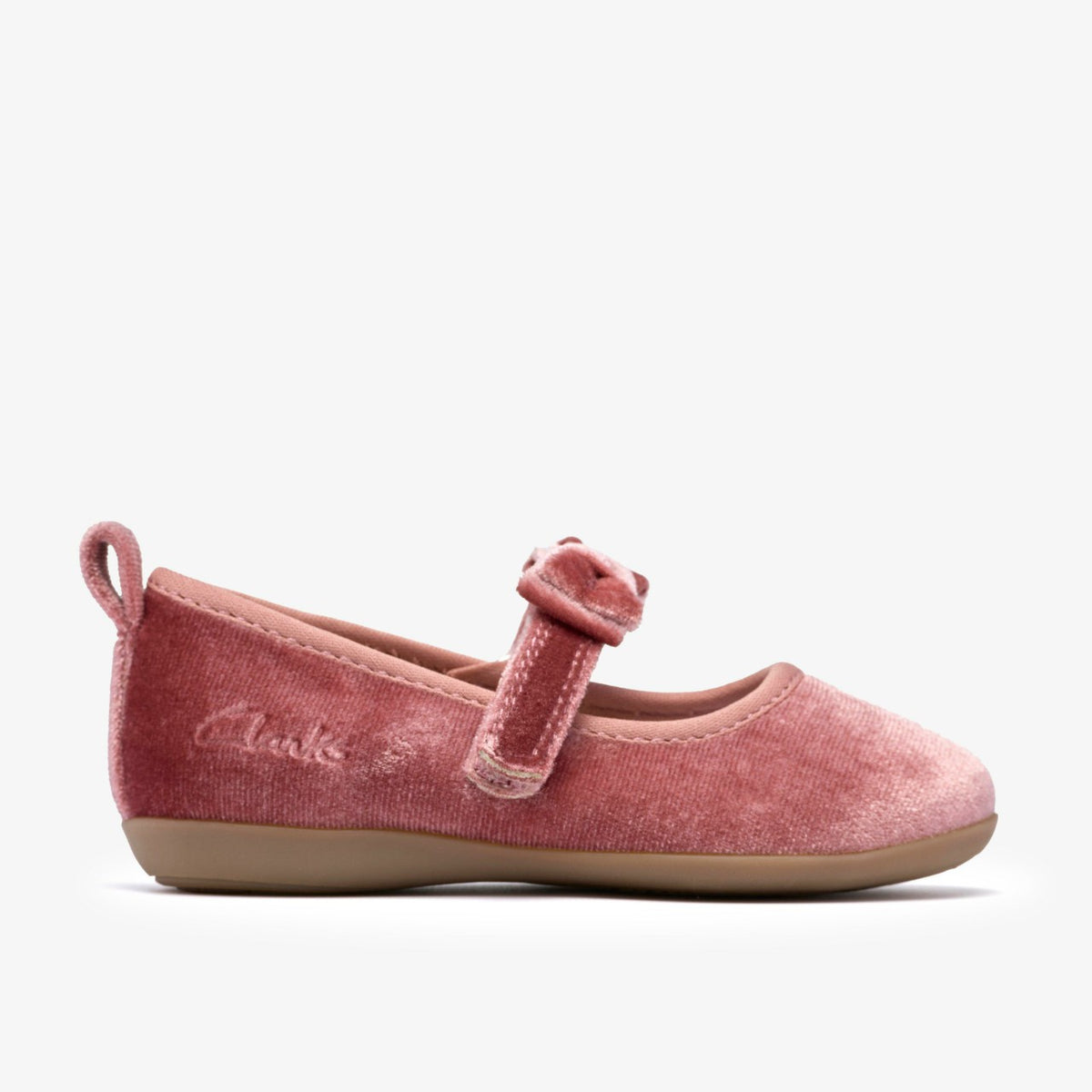 Clarks Charm Bow Toddler Dusty Pink