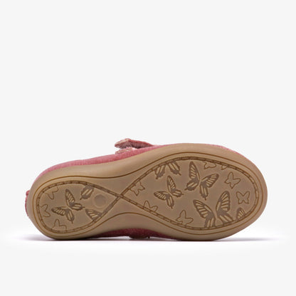 Clarks Charm Bow Toddler Dusty Pink
