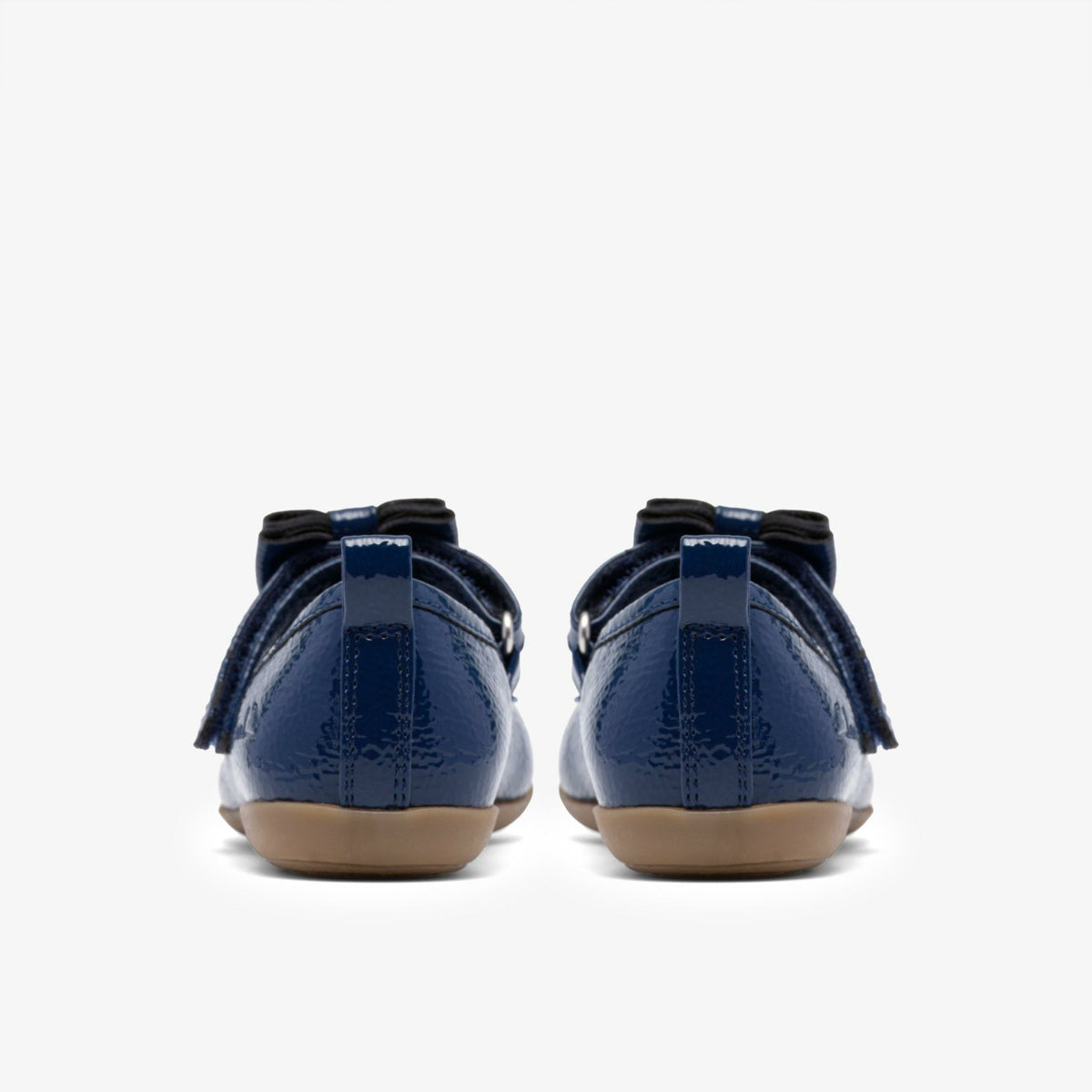 Clarks Charm Bow Toddler Navy Patent