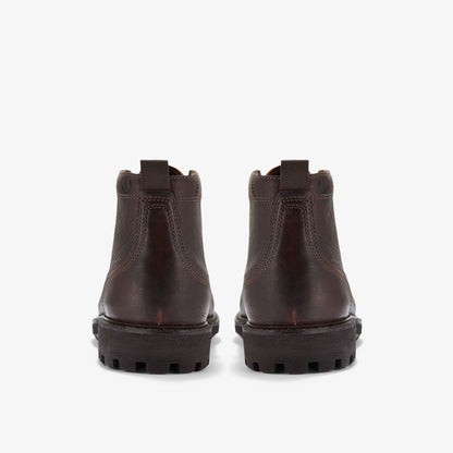 Clarks Batcombe Mix Dark Brown Leather