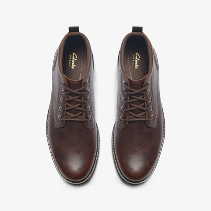 Clarks Batcombe Mix Dark Brown Leather