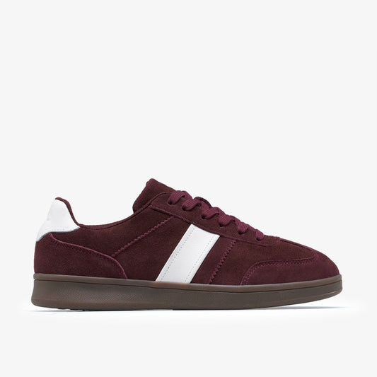 Clarks Seco Speed Burgundy Suede