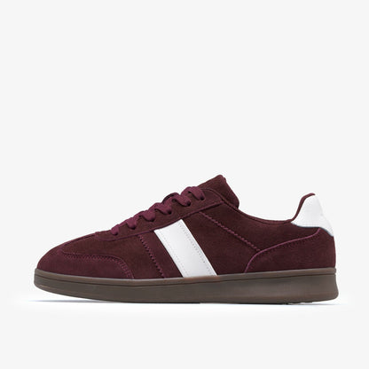 Clarks Seco Speed Burgundy Suede