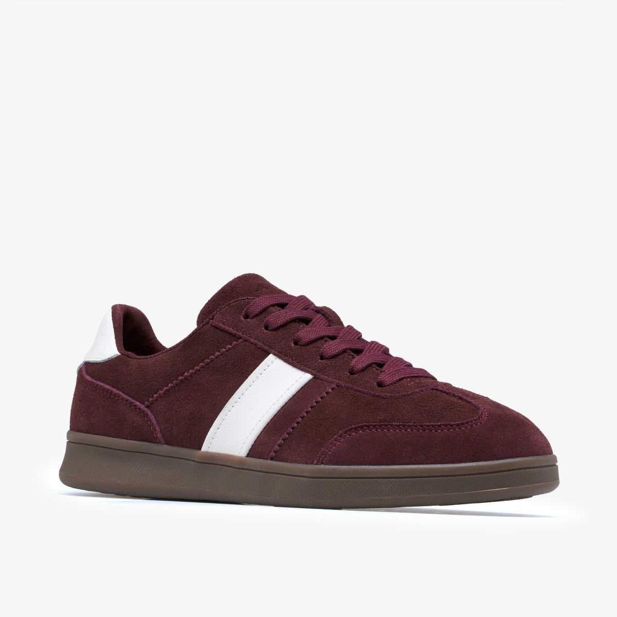 Clarks Seco Speed Burgundy Suede