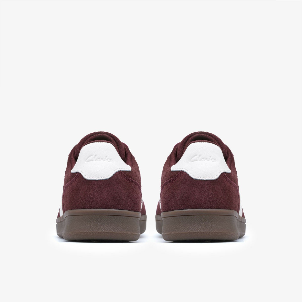 Clarks Seco Speed Burgundy Suede