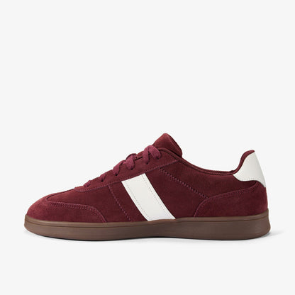 Clarks Seco Speed Burgundy Suede