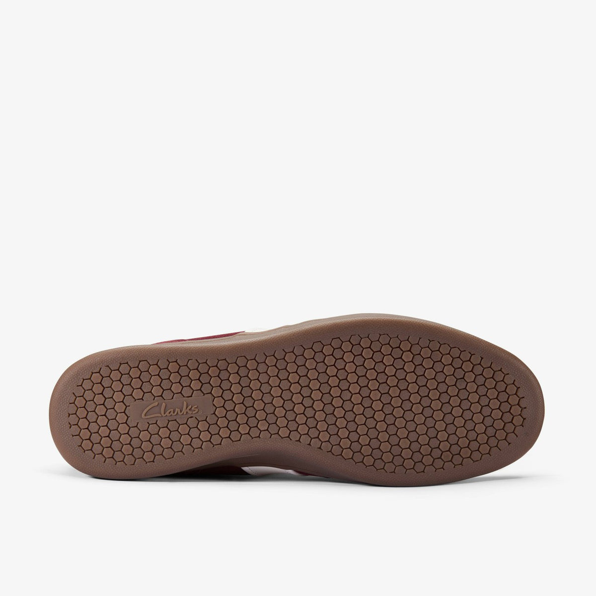 Clarks Seco Speed Burgundy Suede