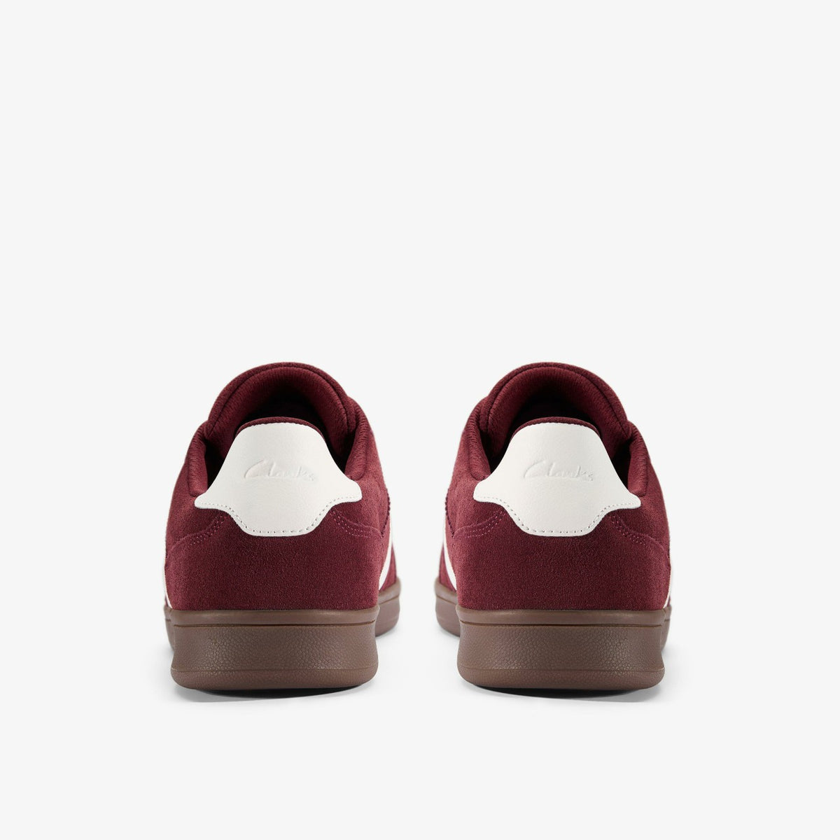 Clarks Seco Speed Burgundy Suede