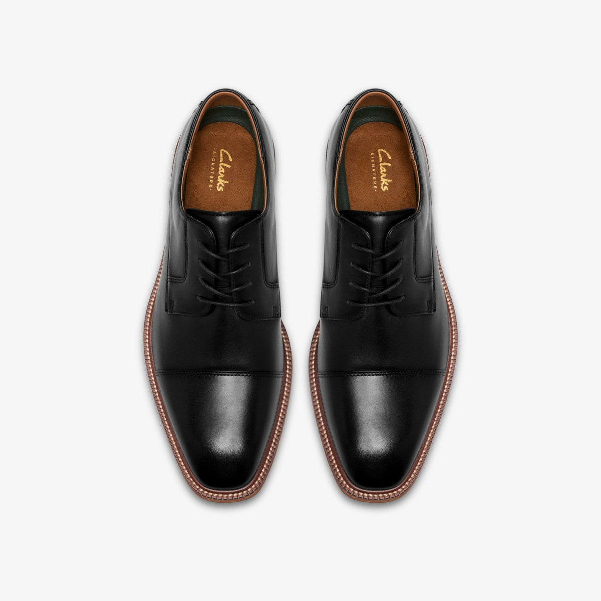 Clarks Craft Emile Black Leather